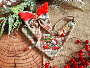 Hundeschleife - Katzenschleife - Weihnachten - Deer Cuteness