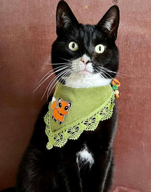 Autumn * Dog Bandana * Cat Bandana * green * Fox it up!