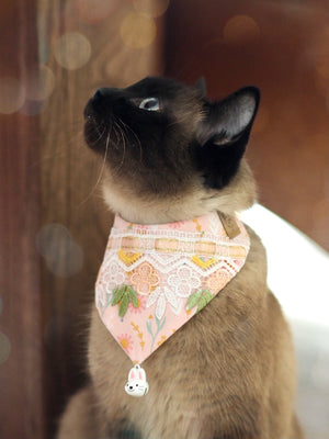 Easter * Dog Bandana * Cat Bandana * Bunny * pink * Ear-resistibly