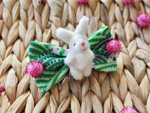 Easter * Dog Bow * Cat Bow * Easter bunny * green * pink * Somebunny to love