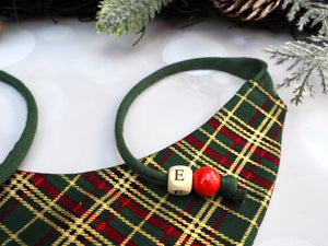 Christmas * Dog Bandana * Cat Bandana * Reindeer * checked * green * red * gold * Merry Fluffmas
