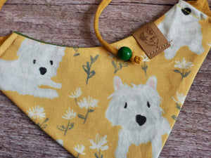Dog Bandana * The sun sets in the Westie