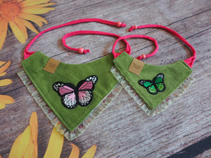 Dog Bandana * Cat Bandana * Blossoms & Butterflies